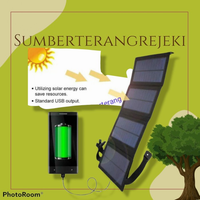 Solar Power Charging Panel USB Charger 10W/PanelPengisian Tenaga Surya