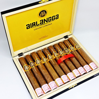 Cerutu Airlangga Grand Corona Wooden Box Isi 10 Cigar