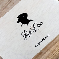 Cerutu Lauk Daun Edmundo Isi 8 Cigar Wooden Box