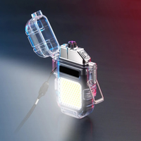 Korek Api Elektrik Plasma Dual Arc dengan Senter LED