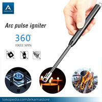 Korek Api Elektrik Arc BBQ Lighter USB Windproof Outdoor