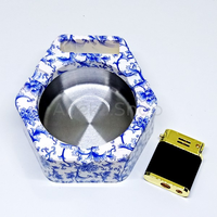 Asbak dan Korek Api Reguler Model Klasik – Classic Ashtray and Lighter