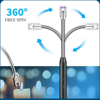 Korek Api Elektrik Arc BBQ Lighter USB Windproof Outdoor