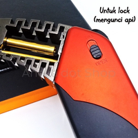 Korek Api Gas Bara Stand Single Jet Flame with Lock