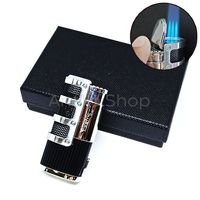 Korek Api Torch Lighter 3 Jet Flame Gas Punch Firetric