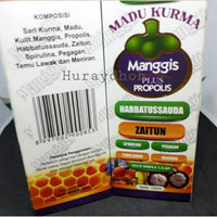 MADU KURMA MANGGIS PLUS PROPOLIS