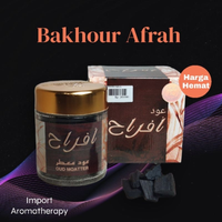 Bukhur Afrah Kayu Banafa Oud Original Import Saudi