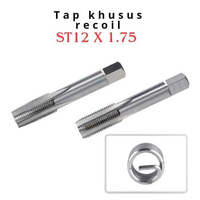 Hand Tap Recoil ST12 x 1.75 Tap khusus recoil M12x1.75