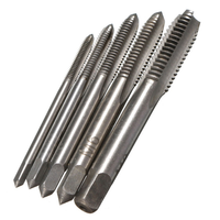 5Pcs Hand Tap Set Tap Alat Pembuat Drat Perbaikan Drat Selek Set 5pcs M3 – M8 Untuk Baut 5 - Baut 12 Alat Tapping Pembuat Drat Dalam