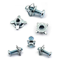 Jack Nut - Rivet Nut Plat Metal Mur Baut Drat Sekrup Fisher M4 M5 M6 Skrup Nut