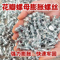 10pcs M5x25 Sekrup Jack Nuts Baut Jack Nut Rivet Jack Nut Rivet Plat Metal Mur Baut Drat Sekrup Fisher M5 Skrup