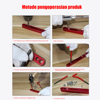 Recoil Helicoil Thread Repair Kit M6x1.0 recoil set alat repair baut slek.recoil set tap bor handle dll.alat reparasi drat