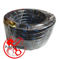 5PLY 10 METER PRESSURE HOSE selang air selang kompresor mesin power sprayer pompa steam stim doorsmeer (hitam)