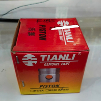 Piston TIANLI Original Seher Only Mesin Diesel R185 model coak bunga