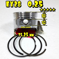 EY-28 - 025 Seher - Piston Ring Pen Circlip Robin EY28 EY 28 size 0.25