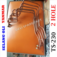 Ts230 pipe oli pipa oli 2 lubang mesin Yanmar Ts230 2hole