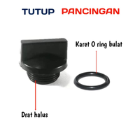 Tutup pancingan mesin pompa air alkon 2 inchi 3 inchi wp50 wp80