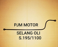 Pipa Oli Oil Pipe Selang Oli Mesin Dongfeng S195 S1100 Black 