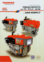 Gasket Head Paking Deksel Mesin Yanmar Ts105 Ts 105 
