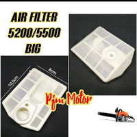 Air Filter Saringan udara Hawa Mesin Chainsaw Sinso 5200 5500 5800 big