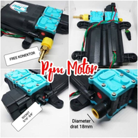 DINAMO DOUBEL DOUBLE PUMP HIU ORIGINAL POMPA STEAM TEKANAN TINGGI CUCI MOTOR AC MOBIL 12V AC DC