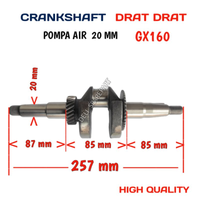 Crankshaft Kruk As Kro As Mesin Honda Gx160 Drat Drat