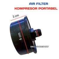 Filter Saringan Udara Hawa Mesin Kompressor Portable 3/4 lakoni shark