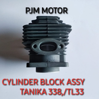 Cylinder Block Assy Blok Komplit Mesin Potong Rumput 330 338 TL 33
