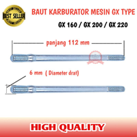 Baut Carburator Karburator Mesin Gx160 Gx200 Gx220 Harga 1set =2pcs