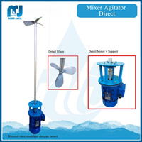 Mixer Agitator Kimia SS304 0,06KW 0,09HP 220V Agitator Mixer Chemical