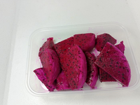 BUAH NAGA POTONG SEGAR SIAP MAKAN DRAGON FRUIT