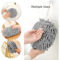 Beeinch Lap Tangan Gantung Kamar Mandi Ball Hand Wipes High Absorption Grey Color