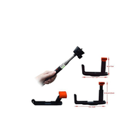 Universal Holder L Clamp Orange Flip for Smartphone