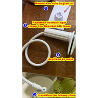 Lazypod Arm Universal Tablet PC Holder dengan Klip 360 Derajat A-138 max 10 Inch Tablet 17cm
