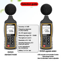 Sound Level Meter Sndway SW524 Data Logger SW-524 Noise Tester USB PC
