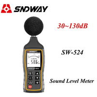 Sound Level Meter Sndway SW524 Data Logger SW-524 Noise Tester USB PC