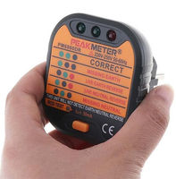 Socket Tester Uji Kelistrikan Grounding Meter 220v PEAKMETER PM6860DR