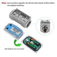 Digital Turbine flow meter 1" digital turbine flowmeters semua jenis cairan