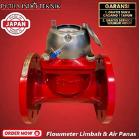 Flow Meter Air Limbah 6 Inch Sewage / Water Meter Air Panas 130C