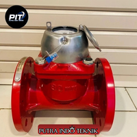 Flow Meter Air Limbah 6 Inch Sewage / Water Meter Air Panas 130C