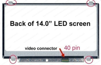 LCD LED HP ELITEBOOK 8450P 8460P 8460W 8470P 8470W 14.0 Inch 40pin