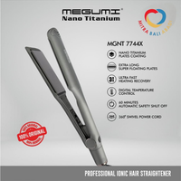 Catok Rambut - MEGUMI MGNT-7744X Nano Titanium – Expert Series Catok Smoothing Rebonding