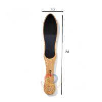 Foot File Kayu - Beaudo Wooden Foot File / Amplas Kaki Kayu Tebal / Foot File Amplas Kaki Kayu