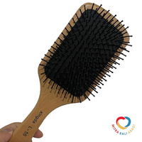 Sisir Kayu - WANGDA Sisir Wooden Paddle brush