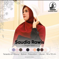 SEGI EMPAT MURAH SAUDIA RAWIS / UMAMA SCRAFT / HIJAB SEGI EMPAT