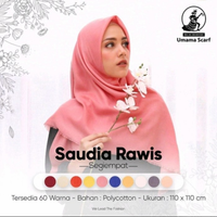 SEGI EMPAT MURAH SAUDIA RAWIS / UMAMA SCRAFT / HIJAB SEGI EMPAT