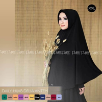 KHIMAR SYAR'I JUMBO DAILY BERGO HIJAB XXL / KERUDUNG KHIMAR SYARI