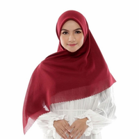 Jilbab Segiempat Bella Square Pollycotton Laser Cut