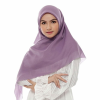 Jilbab Segiempat Bella Square Pollycotton Laser Cut