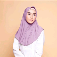 Jilbab Bergo Daily Maryam Jersey Pad Ukuran M Hijab Instan Masa Kini